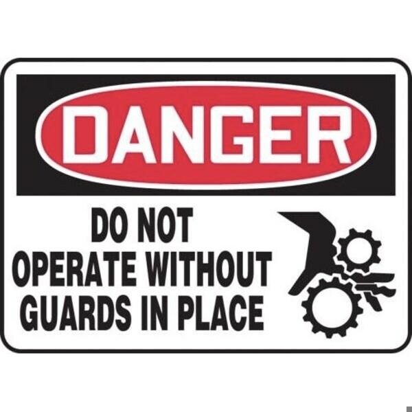 Accuform OSHA DANGER SAFETY SIGN DO NOT MEQM014XT MEQM014XT - main